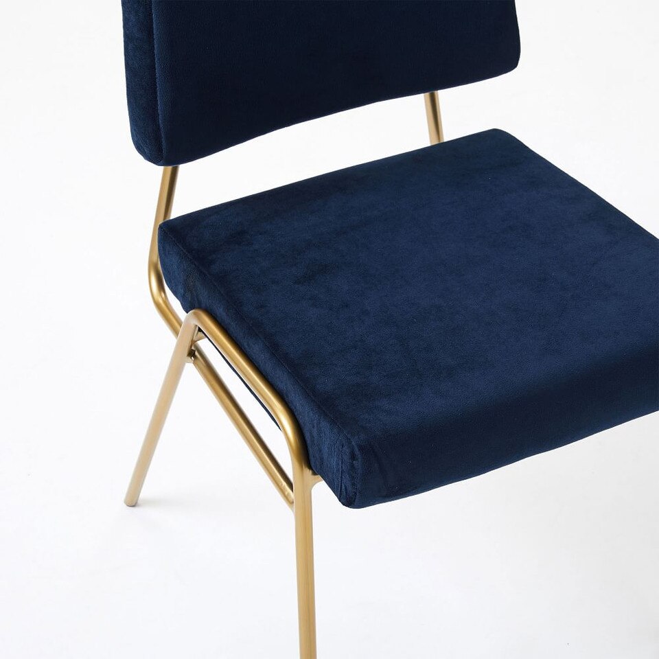 Wire Frame Upholstered Dining Chair West Elm UK